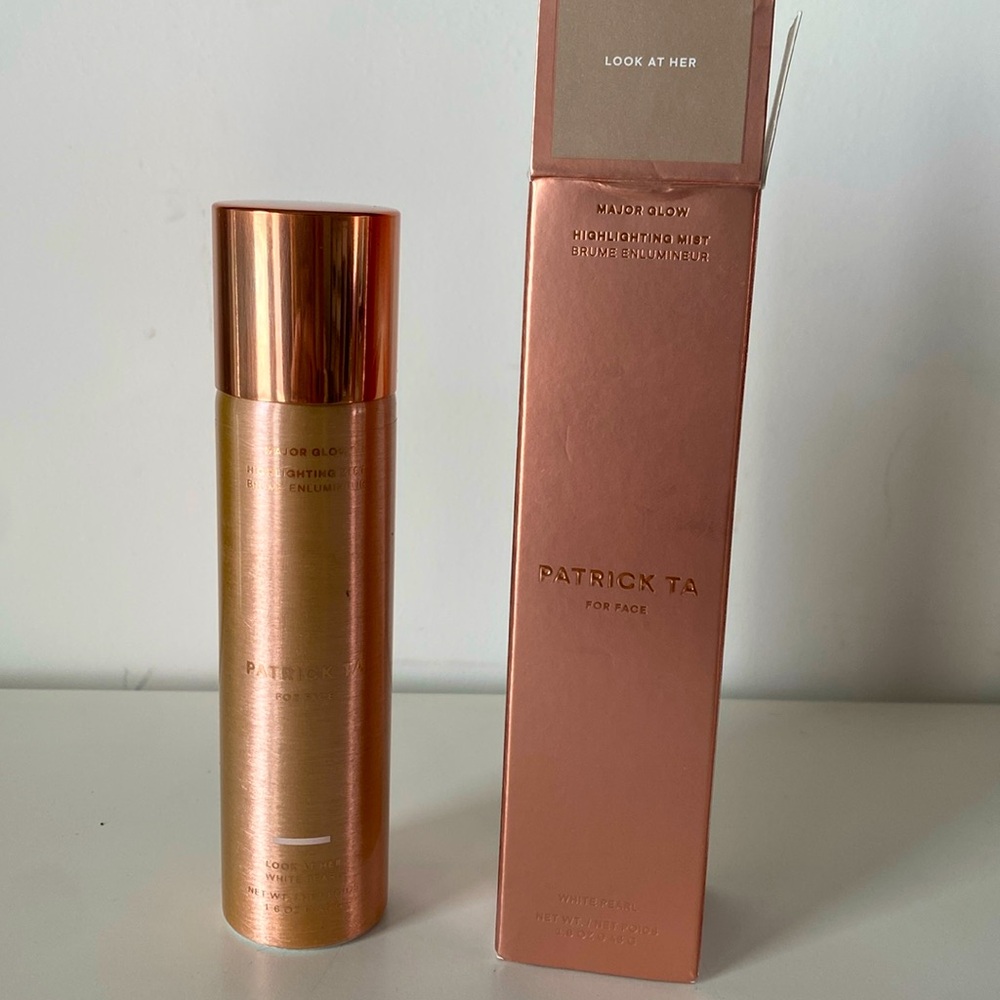 Patrick Ta Major Glow Highlighting Mist ‘Look at Her’ White Pearl 1.6 oz NEW